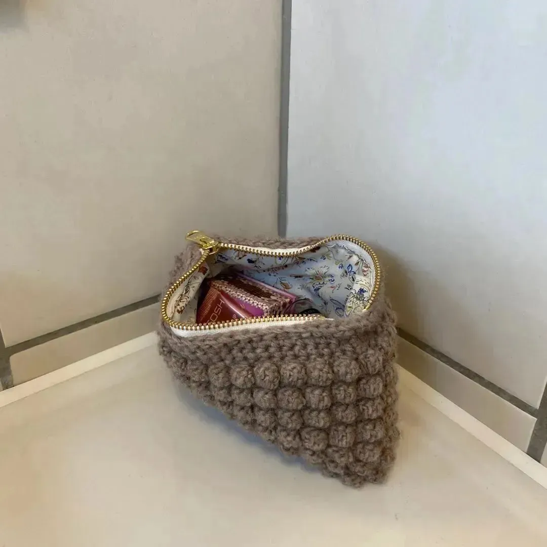 Hjemmehæklet clutch