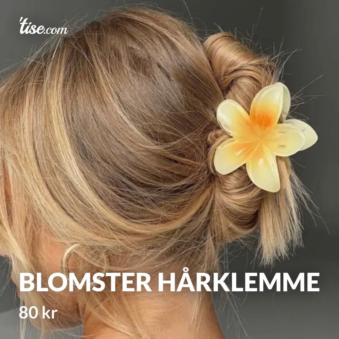 Blomster hårklemme