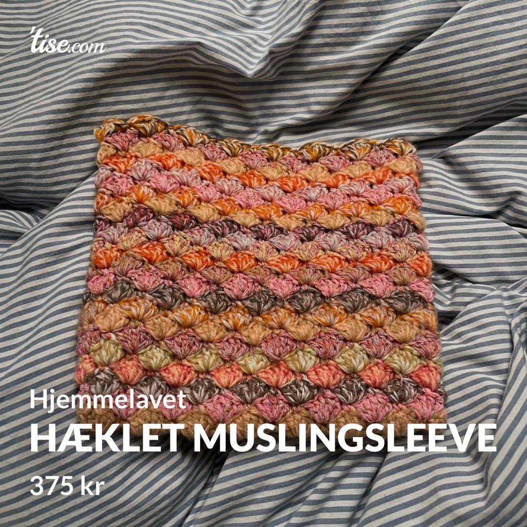 Hæklet muslingsleeve