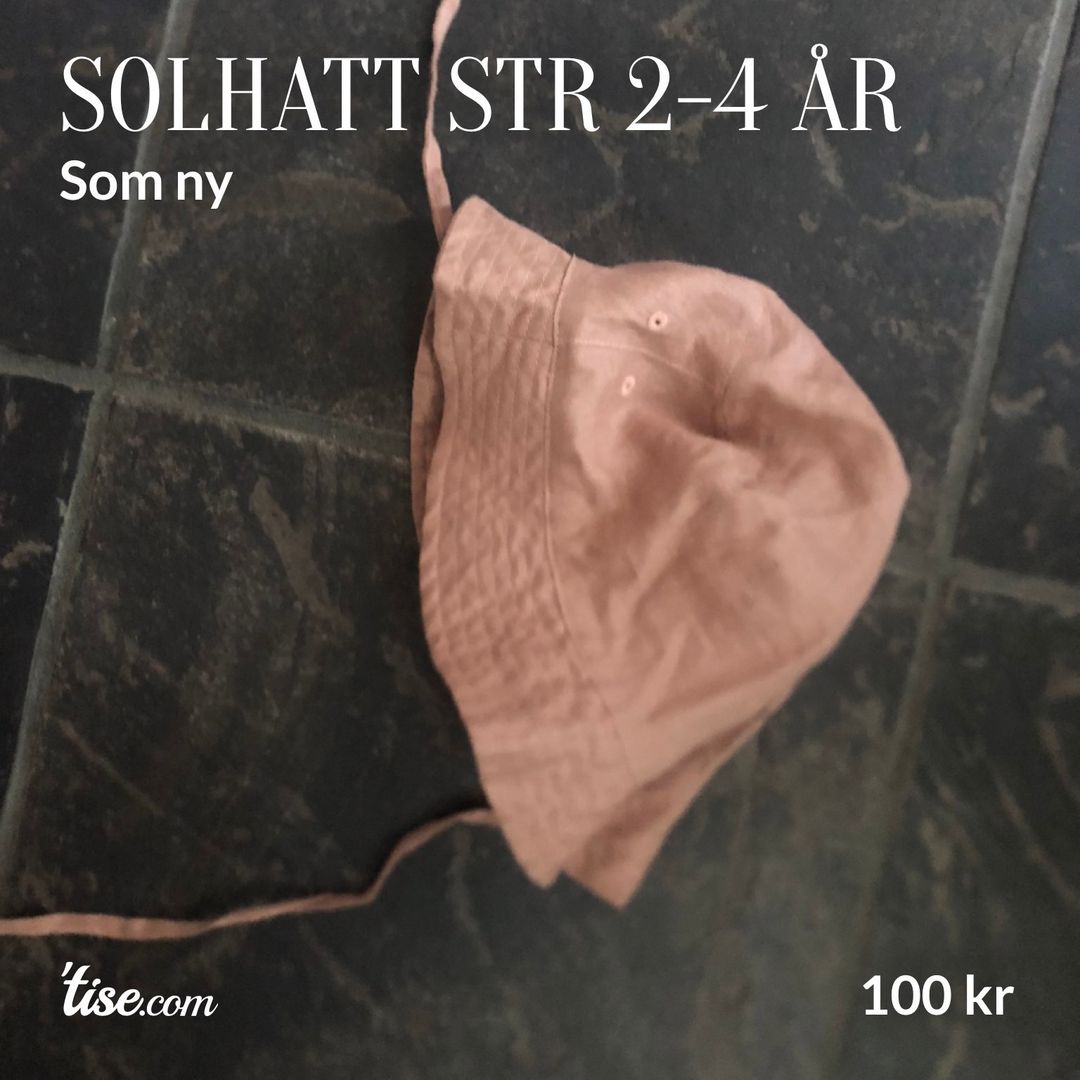 Solhatt str 2-4 år