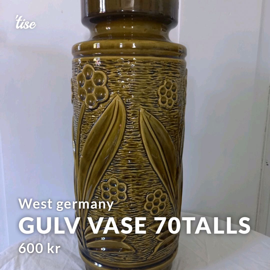 gulv vase 70talls