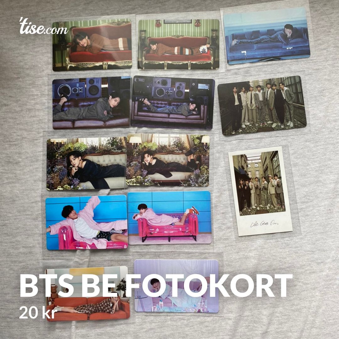 BTS Be fotokort