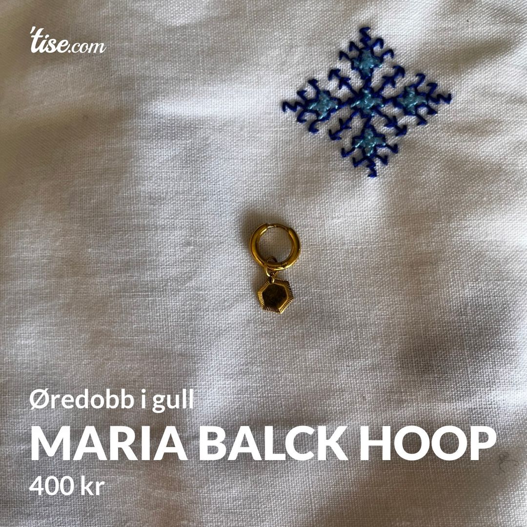 Maria Balck hoop