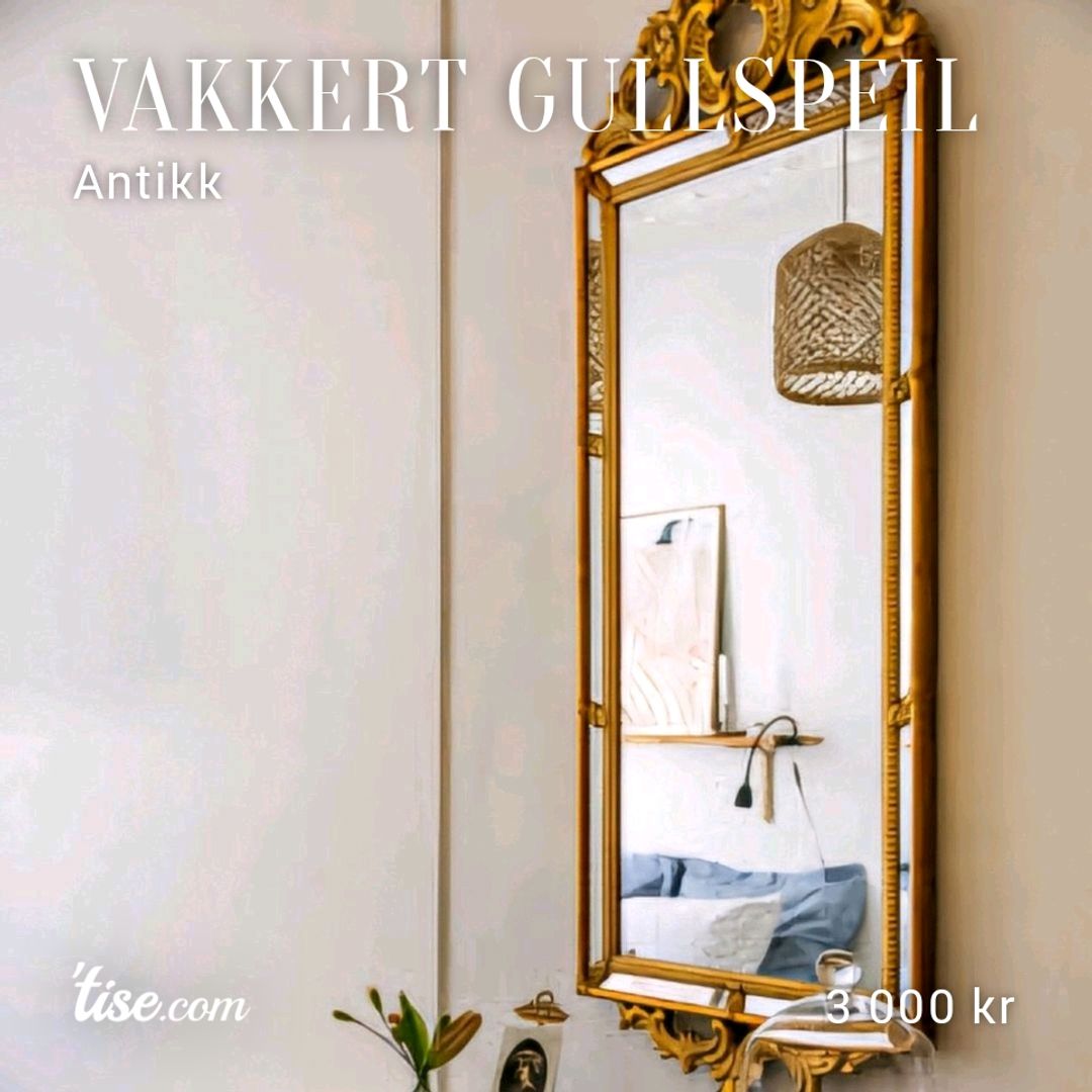 Vakkert gullspeil