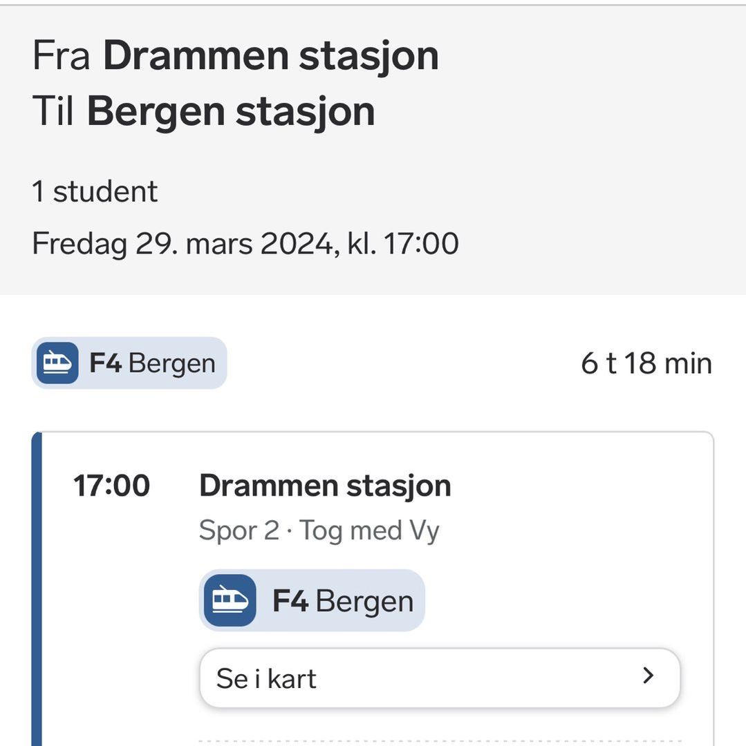 Drammen-Bergen 2903