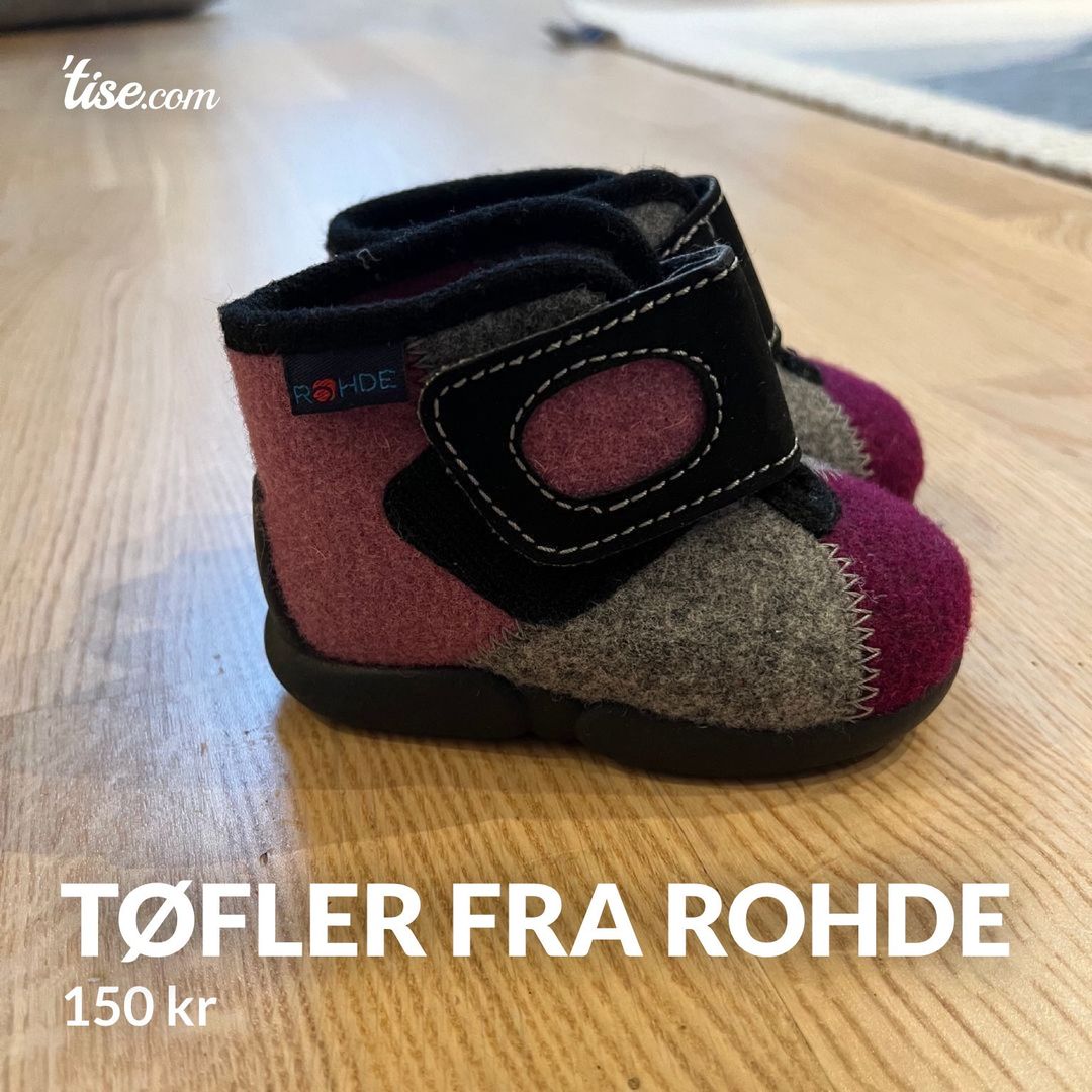 Tøfler fra Rohde