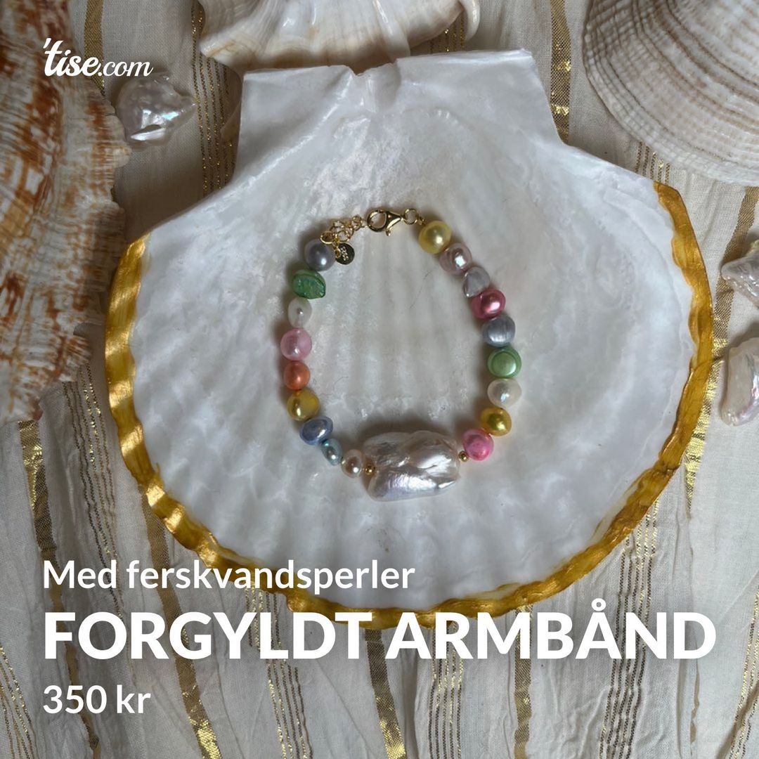 Forgyldt armbånd