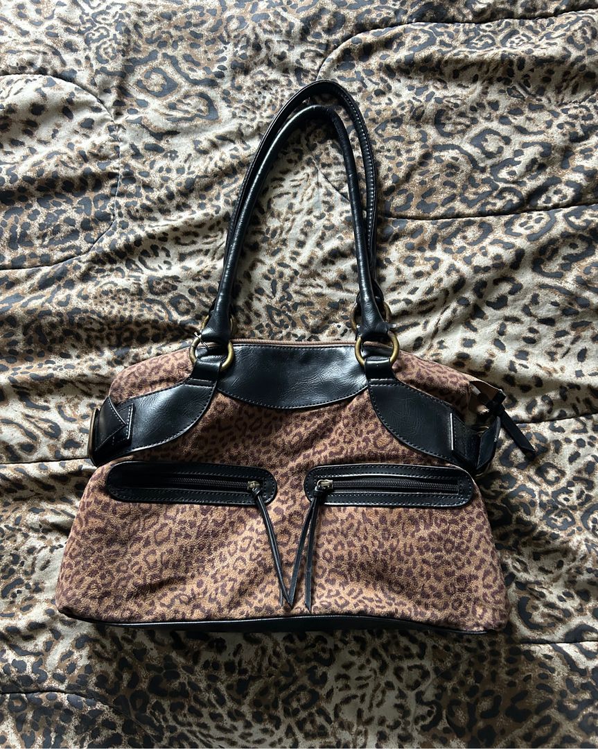 leopard bag