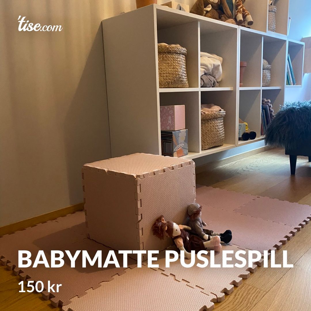 Babymatte puslespill