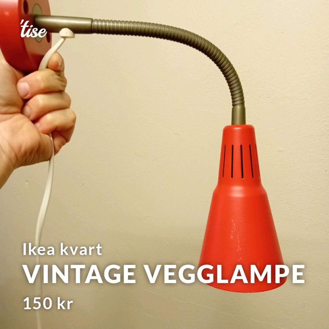 Vintage Vegglampe