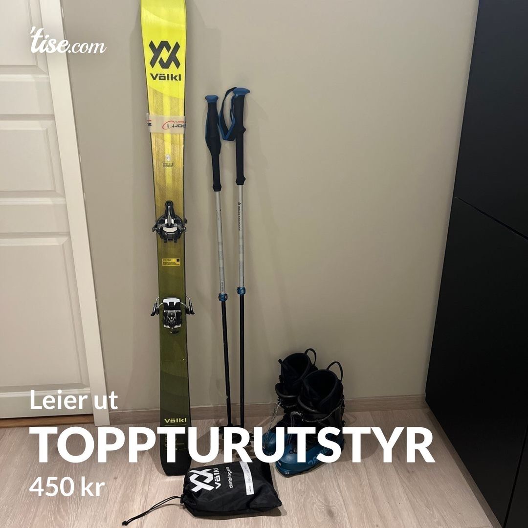 Toppturutstyr