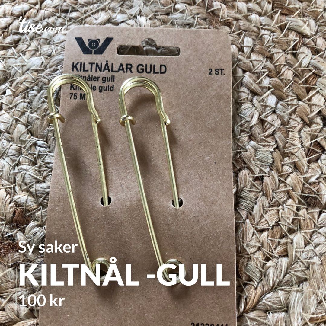 Kiltnål -Gull