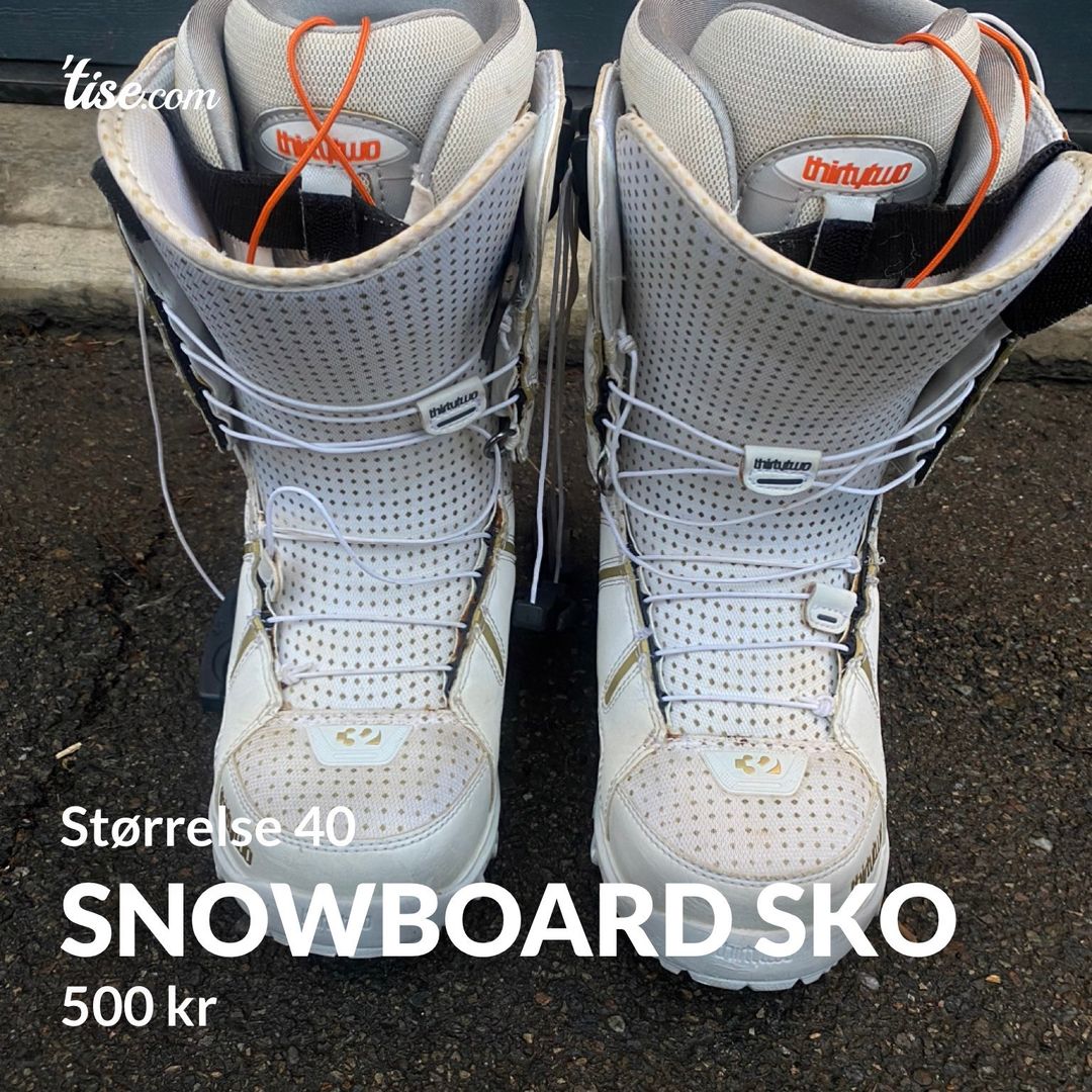 Snowboard sko