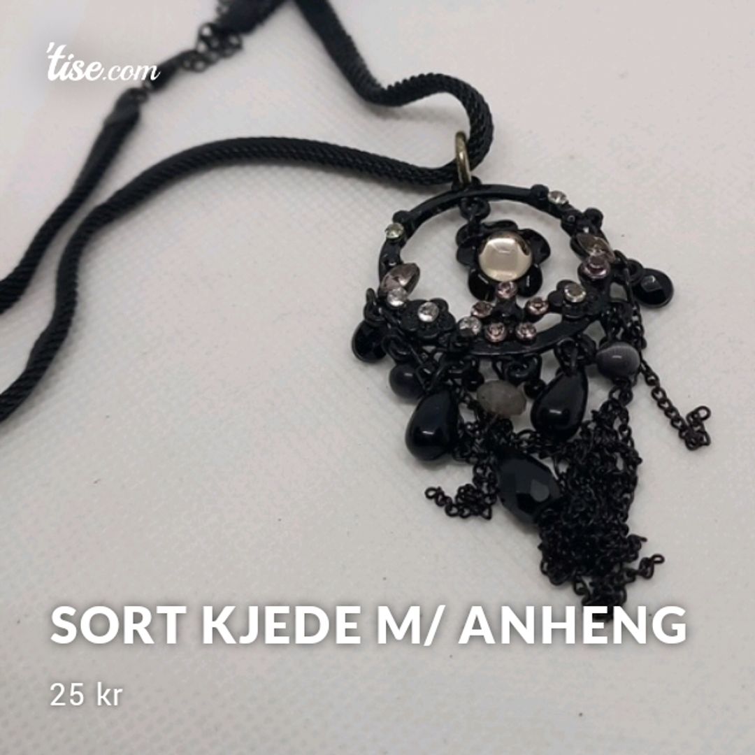 Sort Kjede M/ Anheng