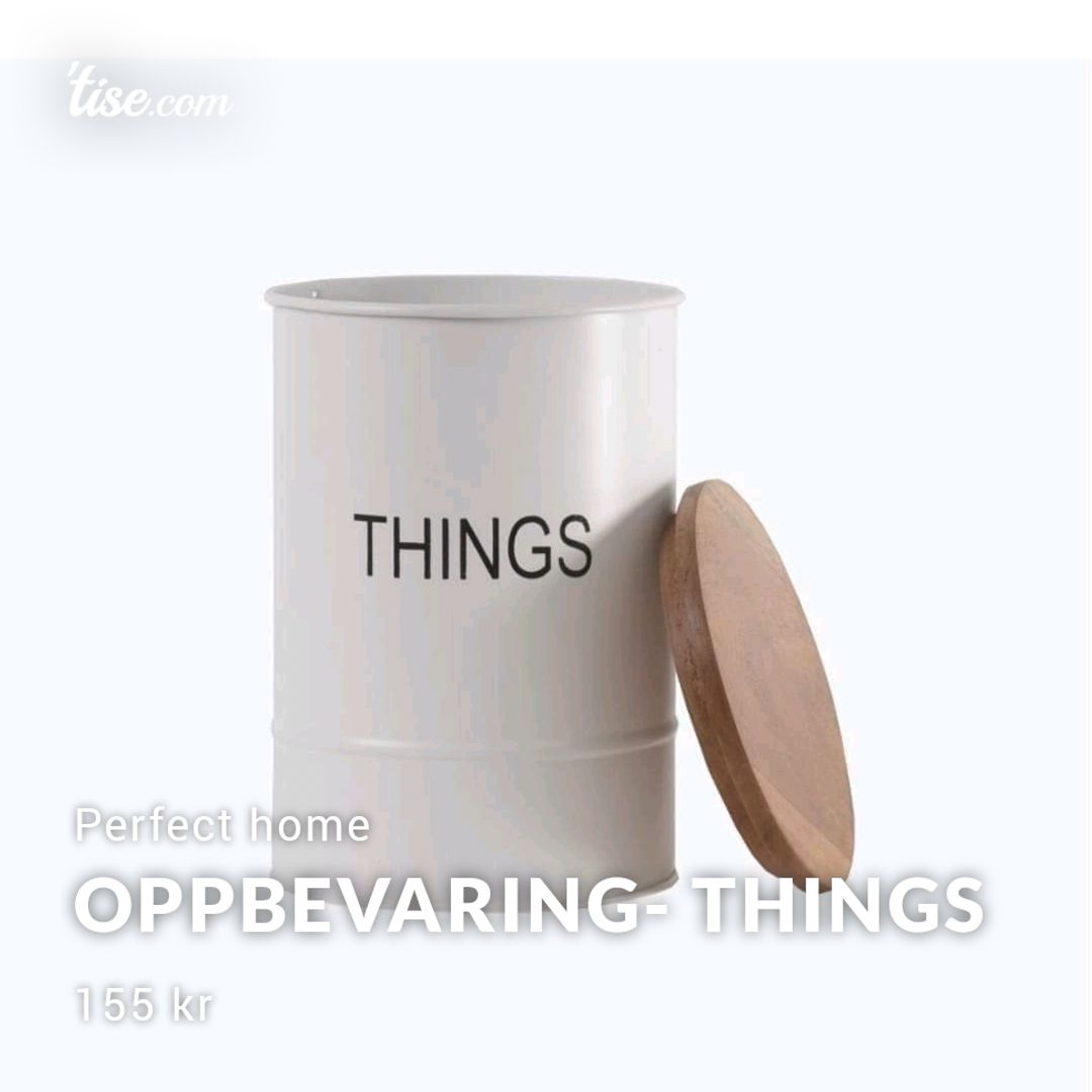 Oppbevaring- Things