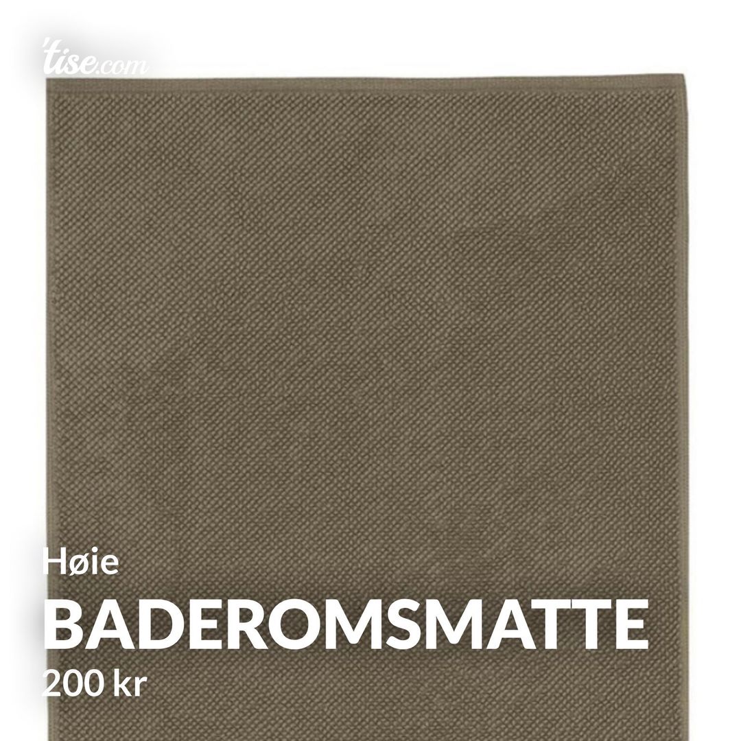 Baderomsmatte