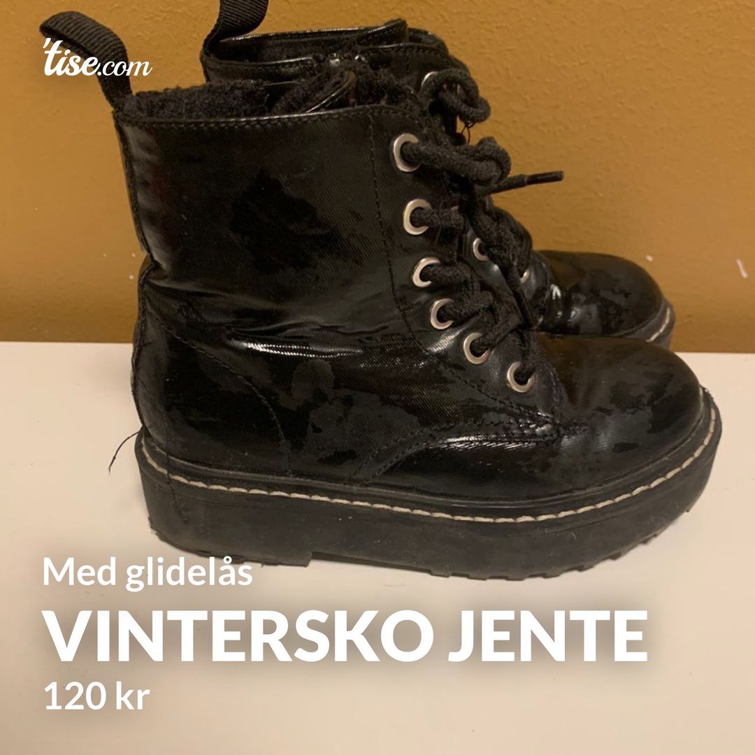 Vintersko jente