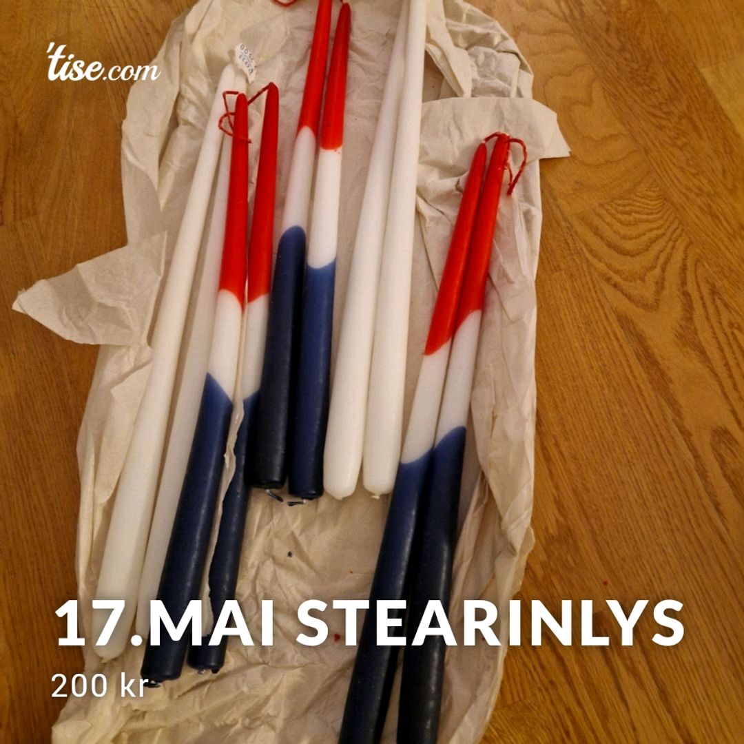 17mai Stearinlys