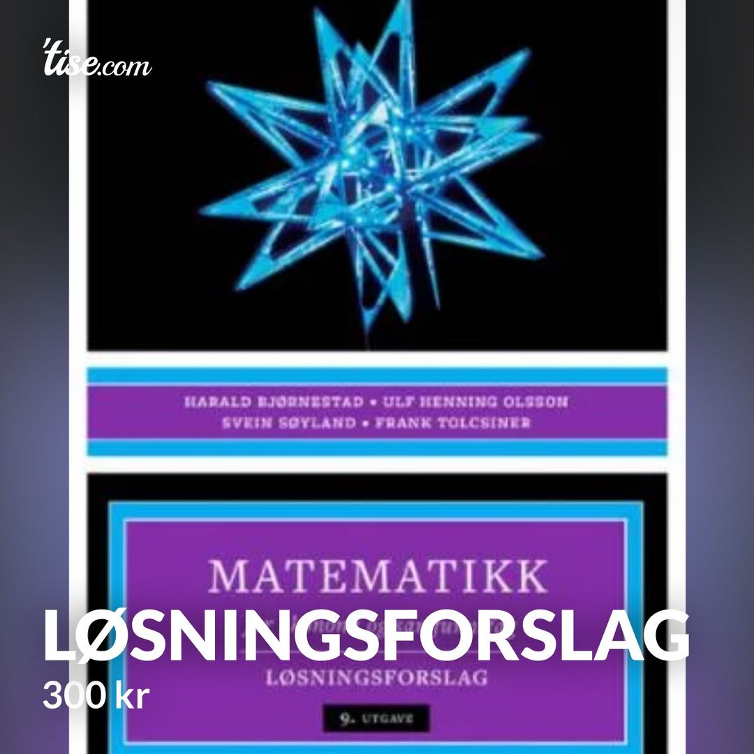 Løsningsforslag