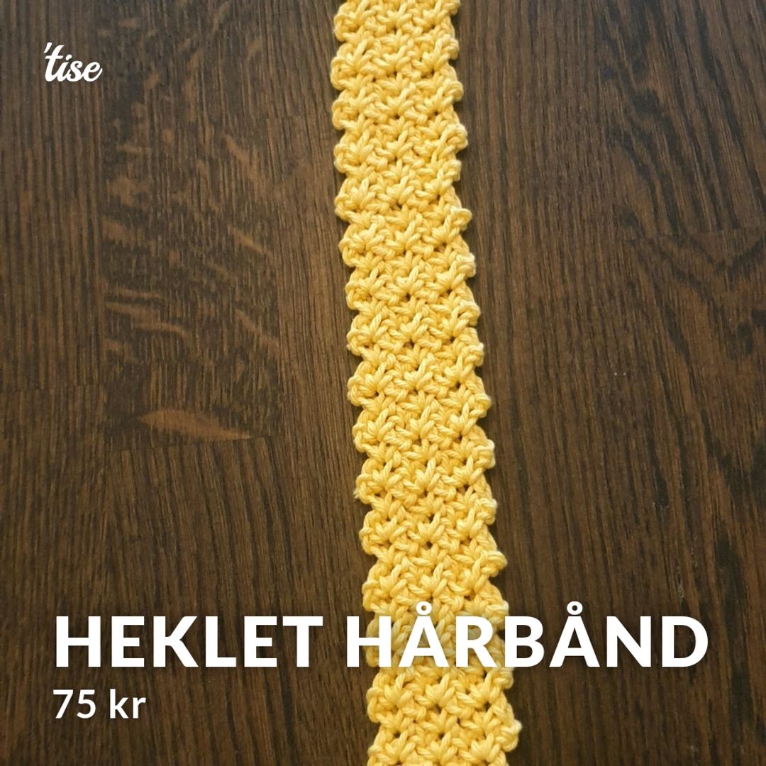 Heklet Hårbånd