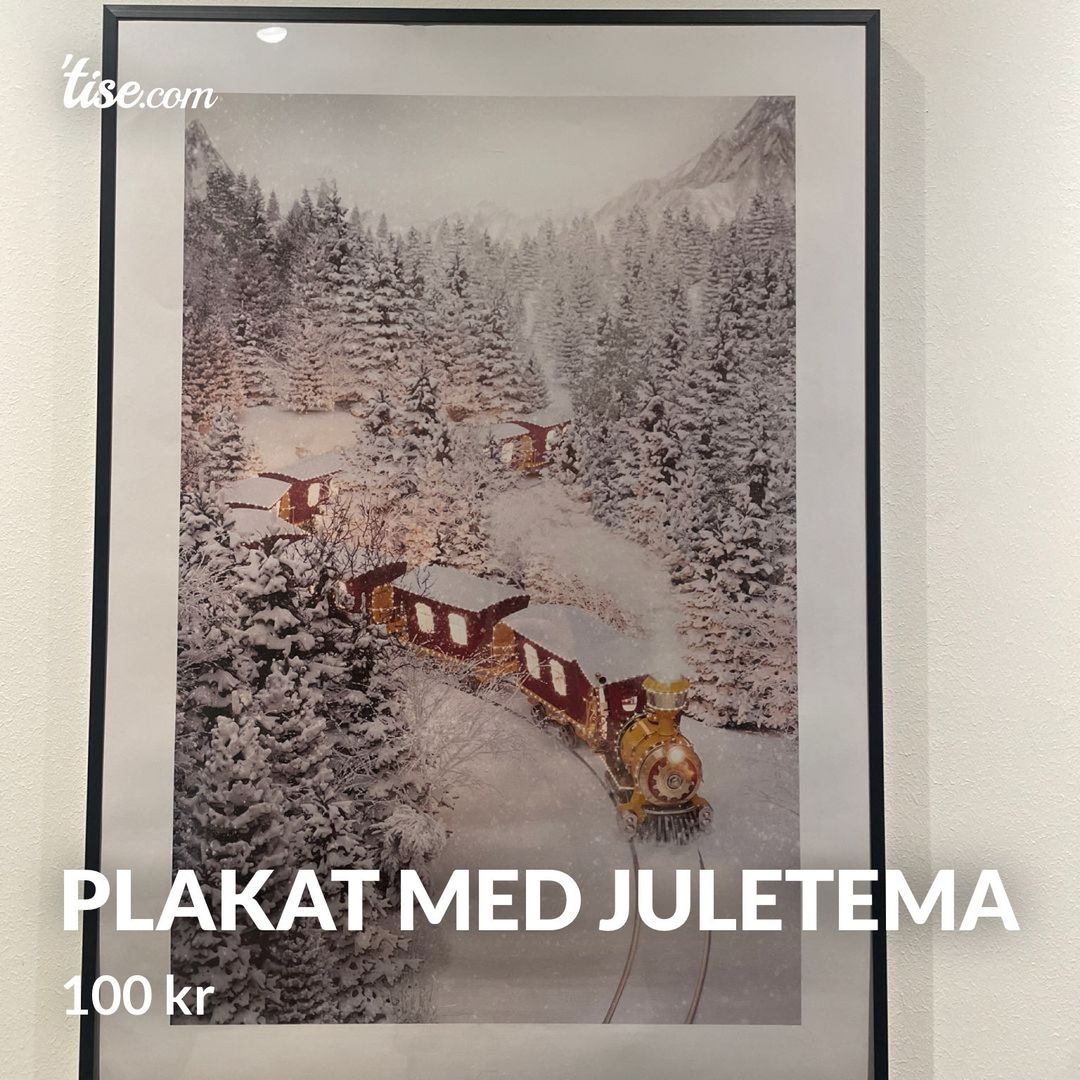 Plakat med Juletema