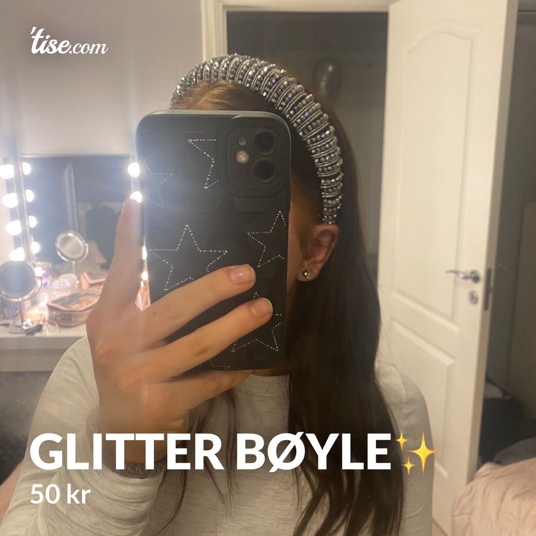 Glitter bøyle✨