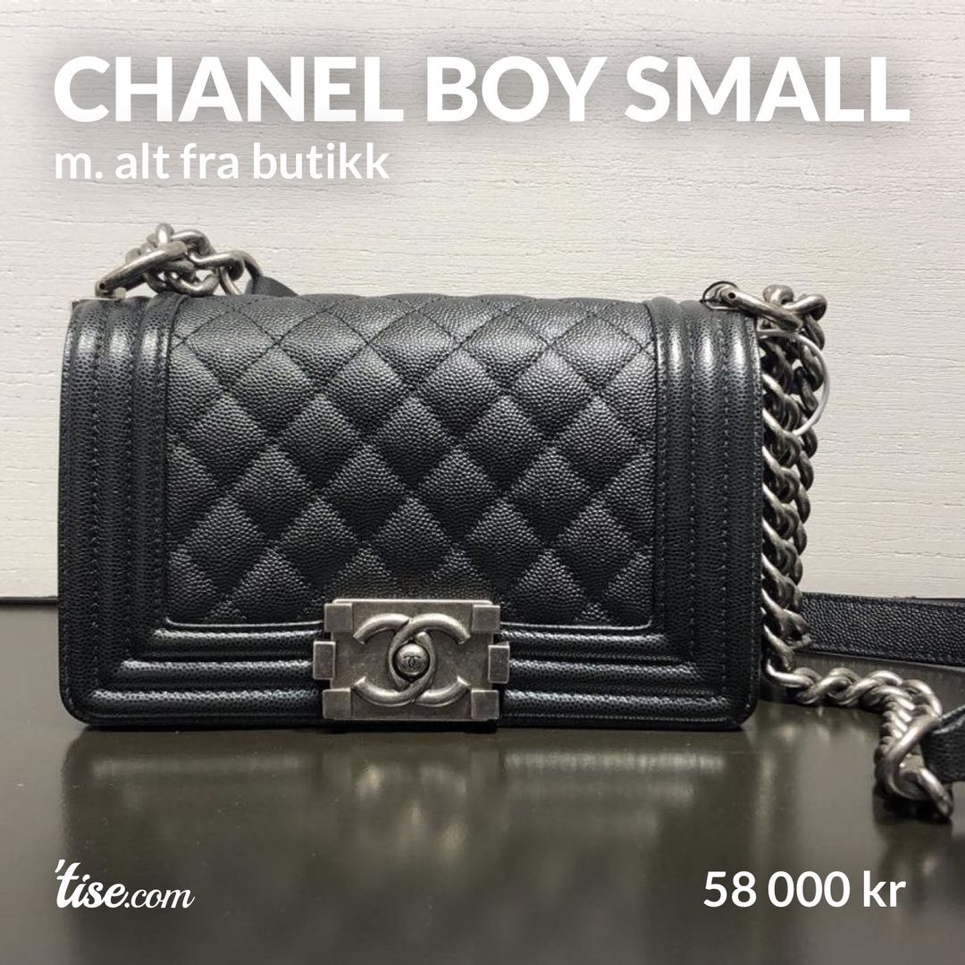 Chanel boy small