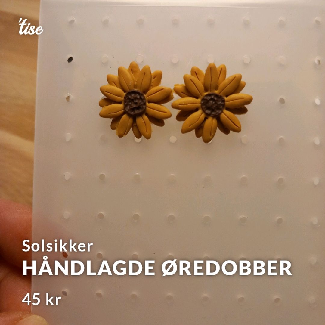 Håndlagde Øredobber