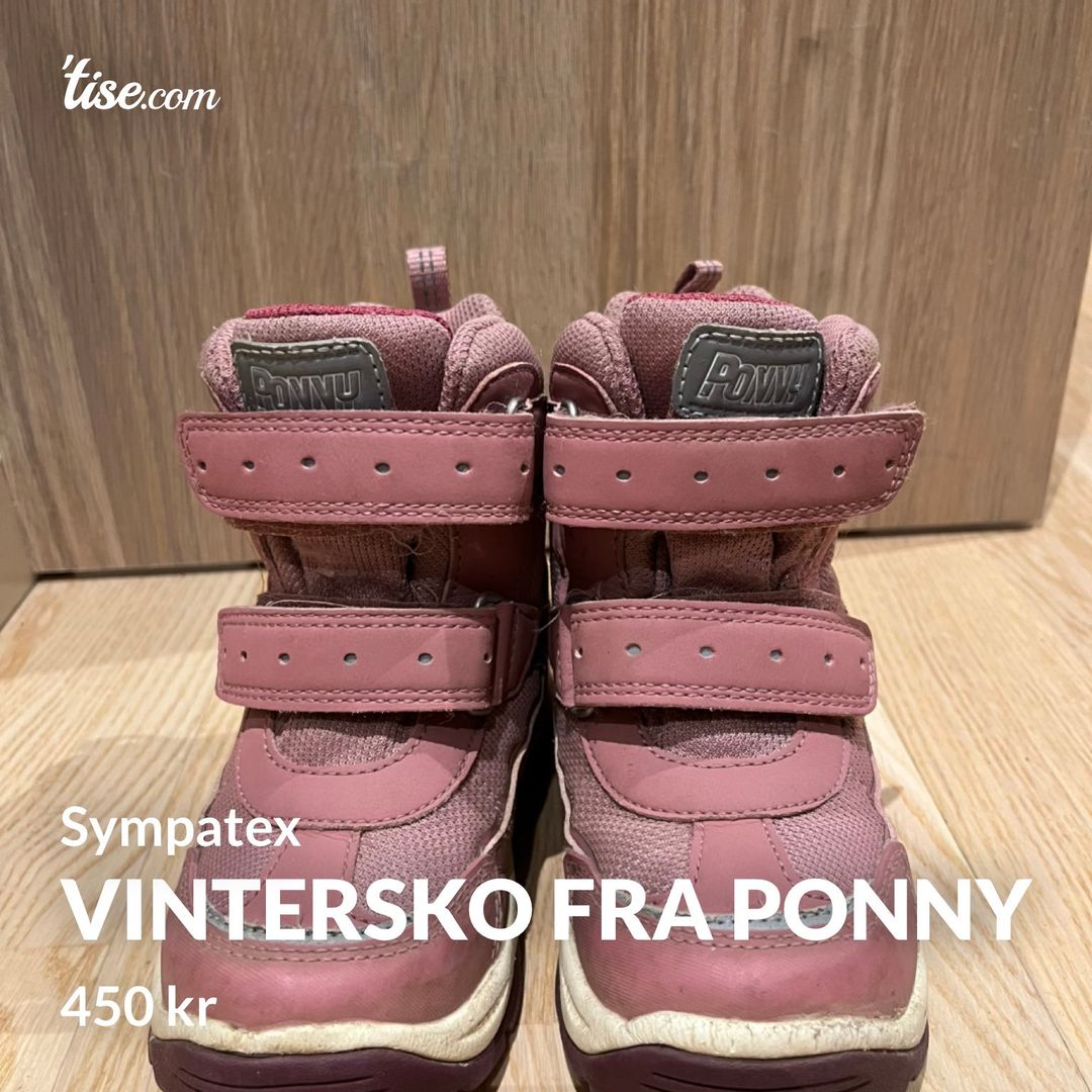 Vintersko fra Ponny