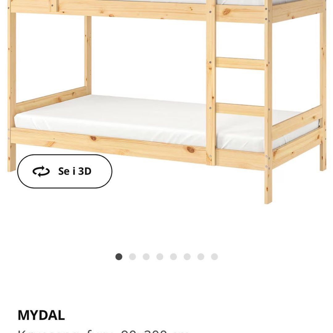 Ikea mydal køyeseng