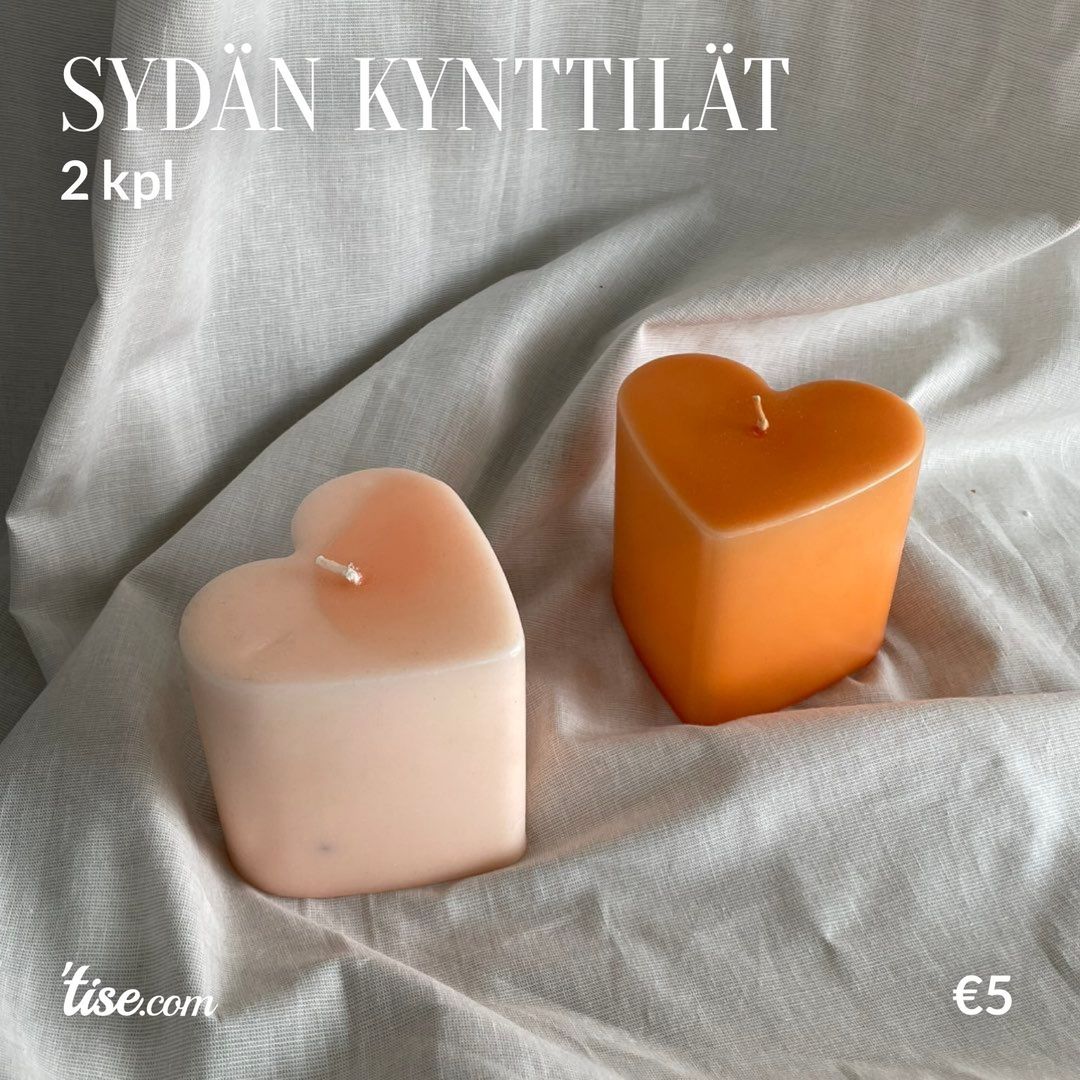 Sydän kynttilät