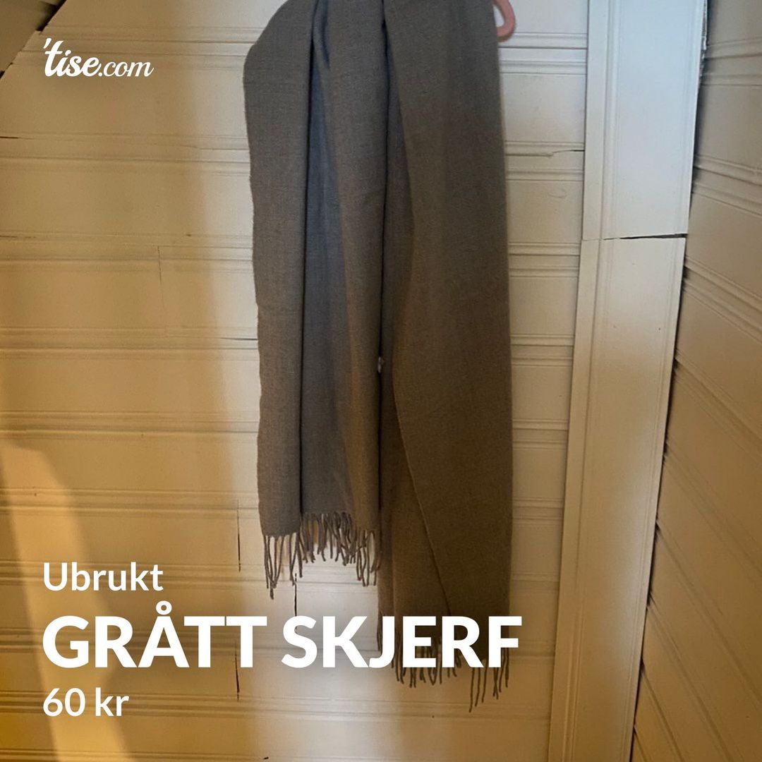 Grått skjerf