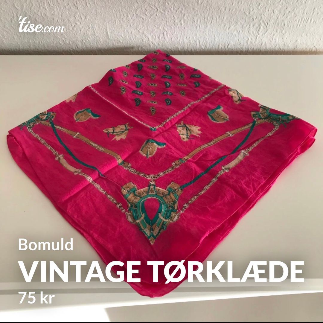 Vintage tørklæde