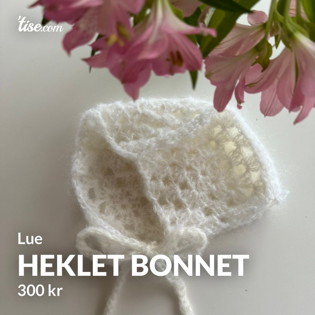 Heklet bonnet