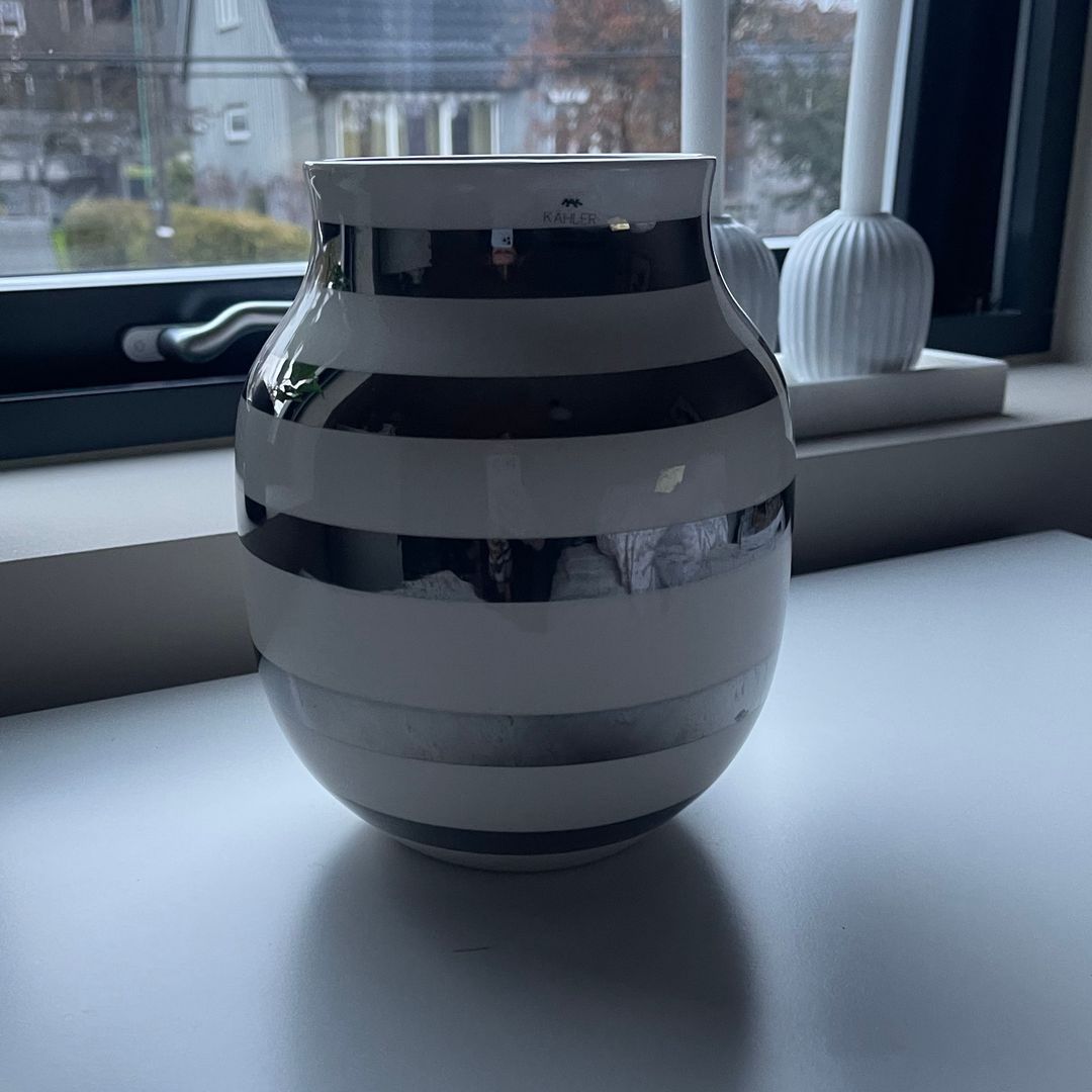 Omaggio vase sølv