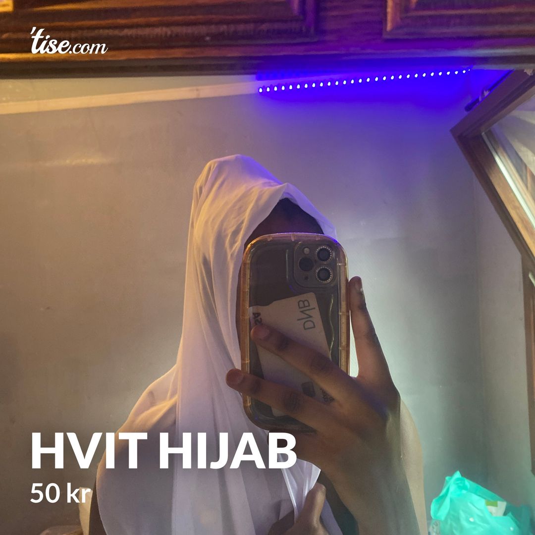 Hvit hijab