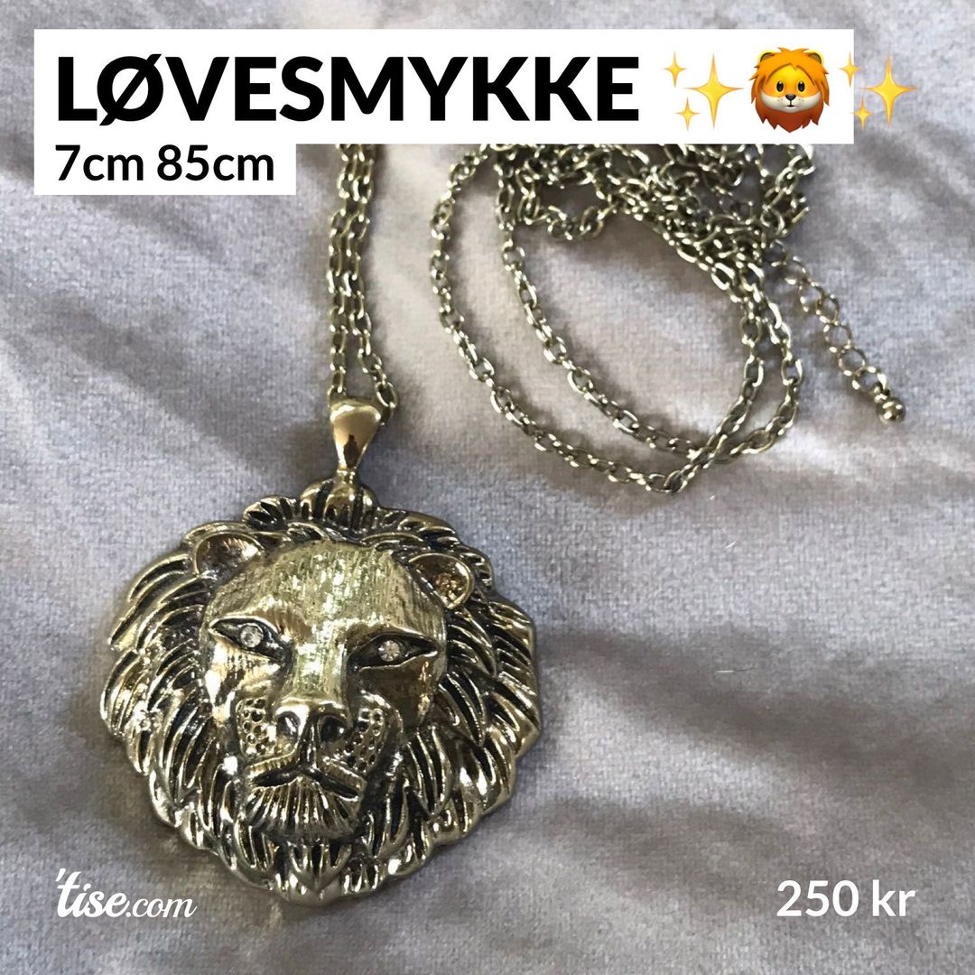 Løvesmykke ✨🦁✨