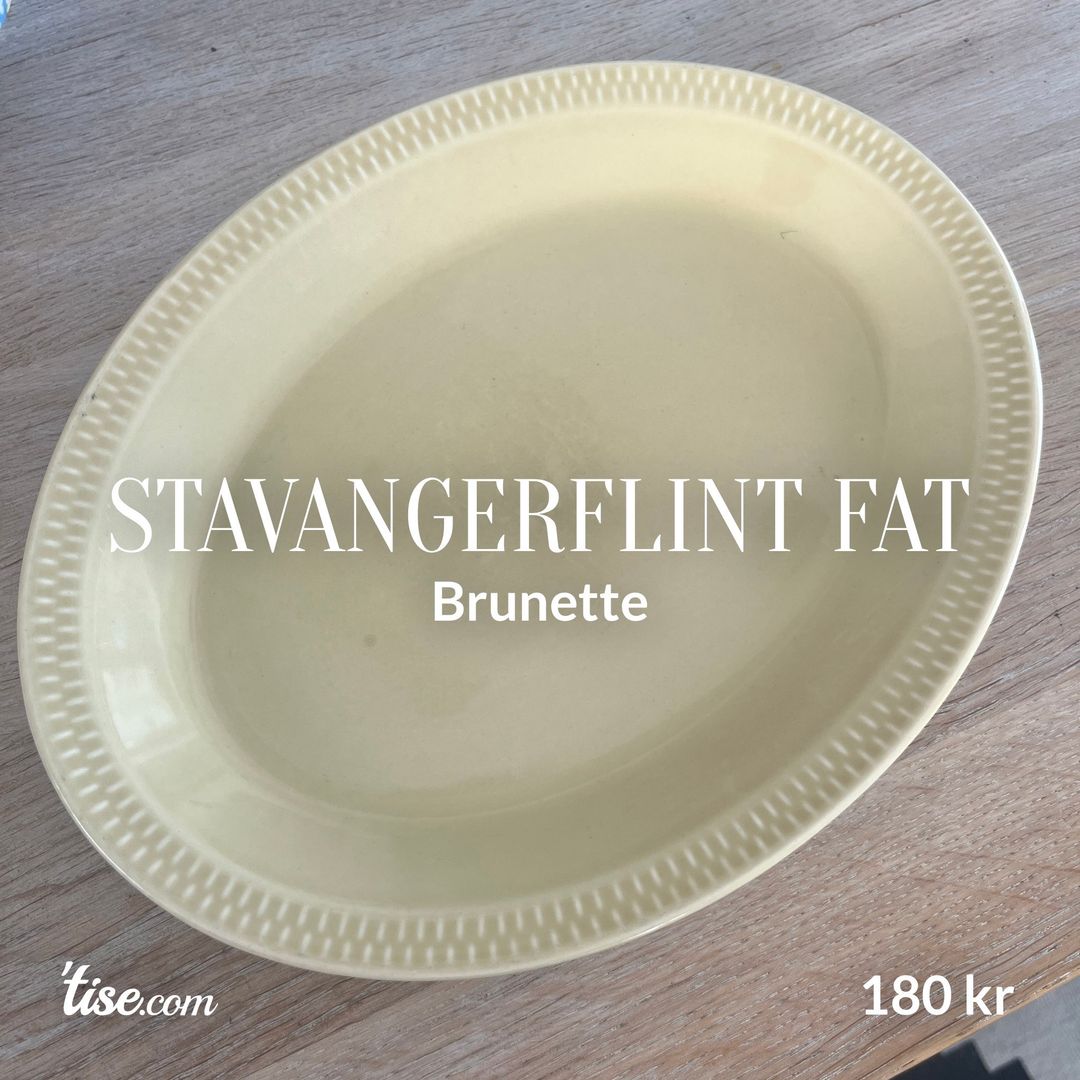 Stavangerflint fat