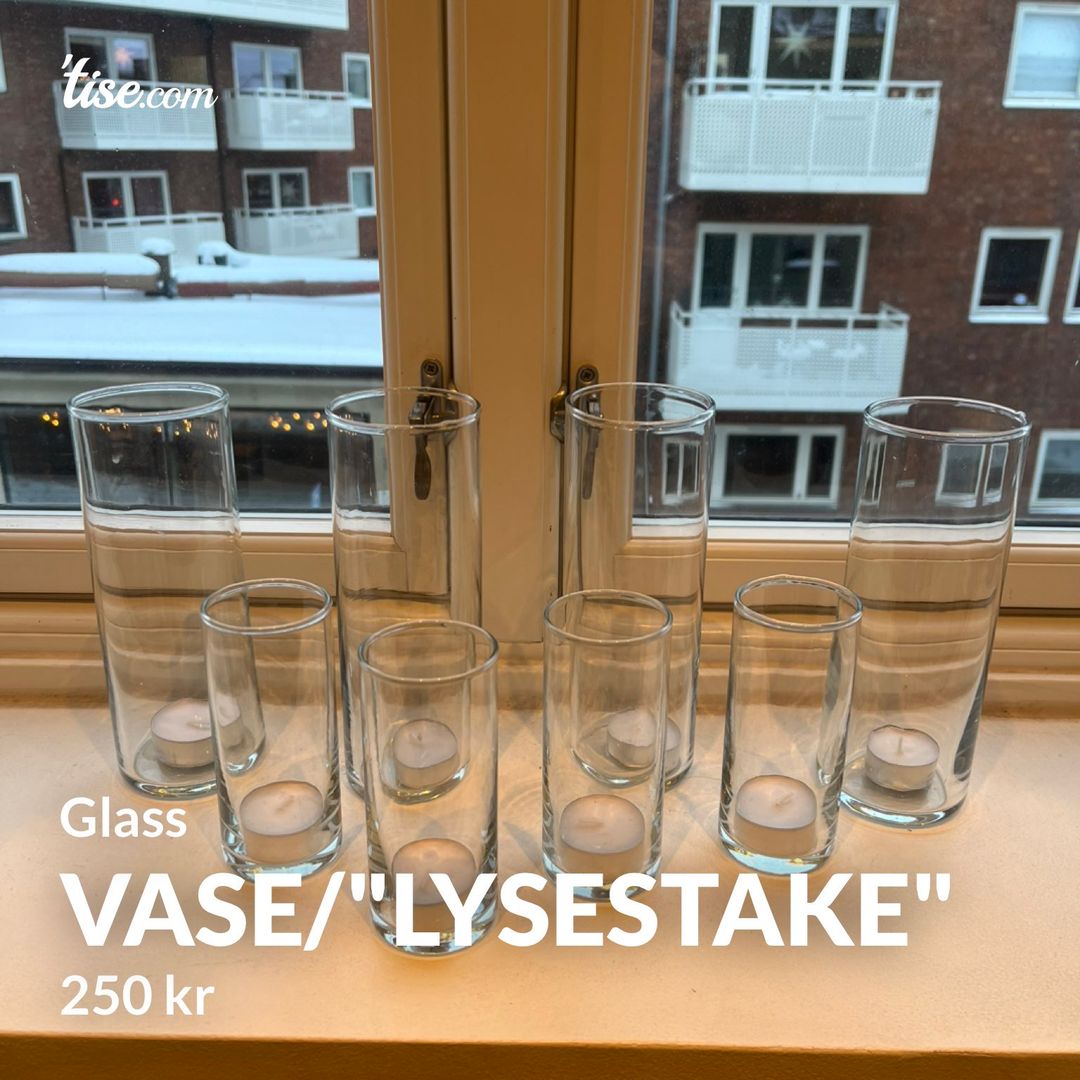 Vase/"lysestake"