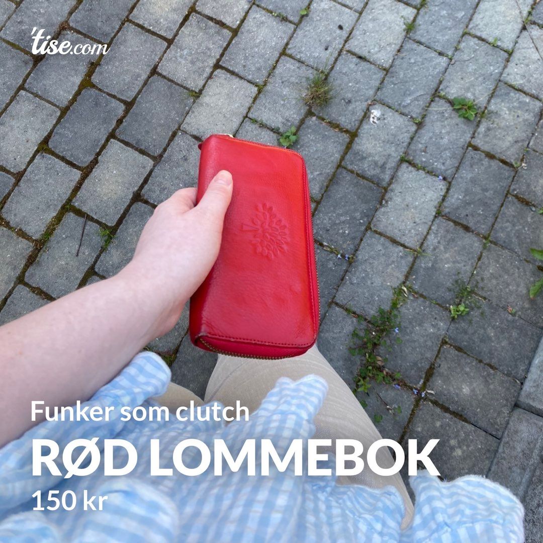 Rød lommebok