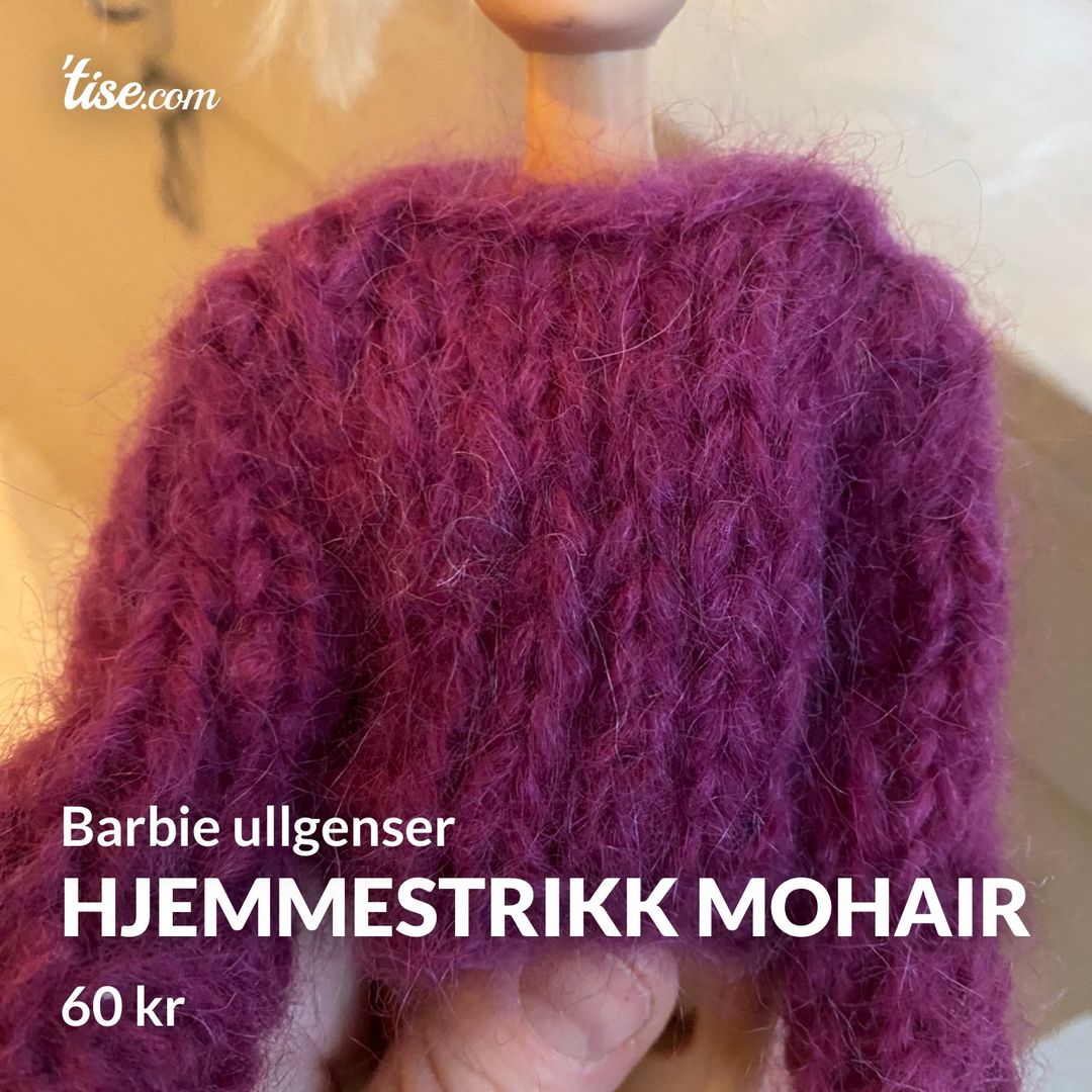 Hjemmestrikk mohair