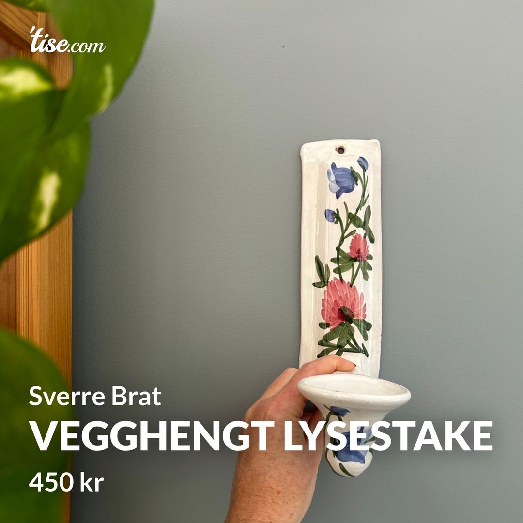 Vegghengt lysestake