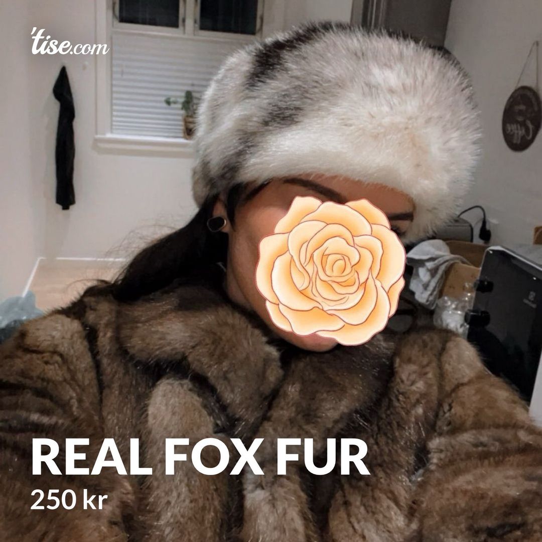 Real fox fur