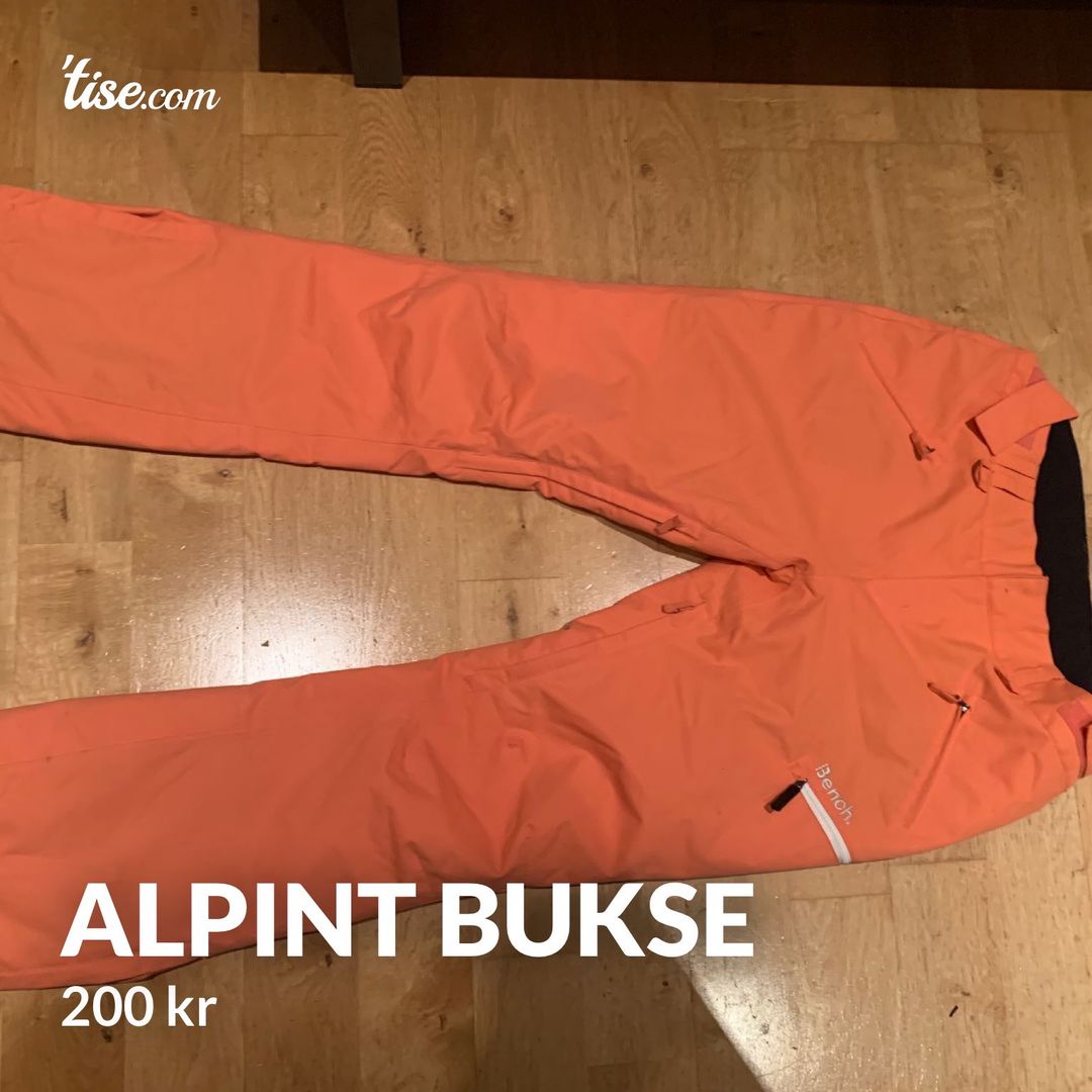 Alpint bukse