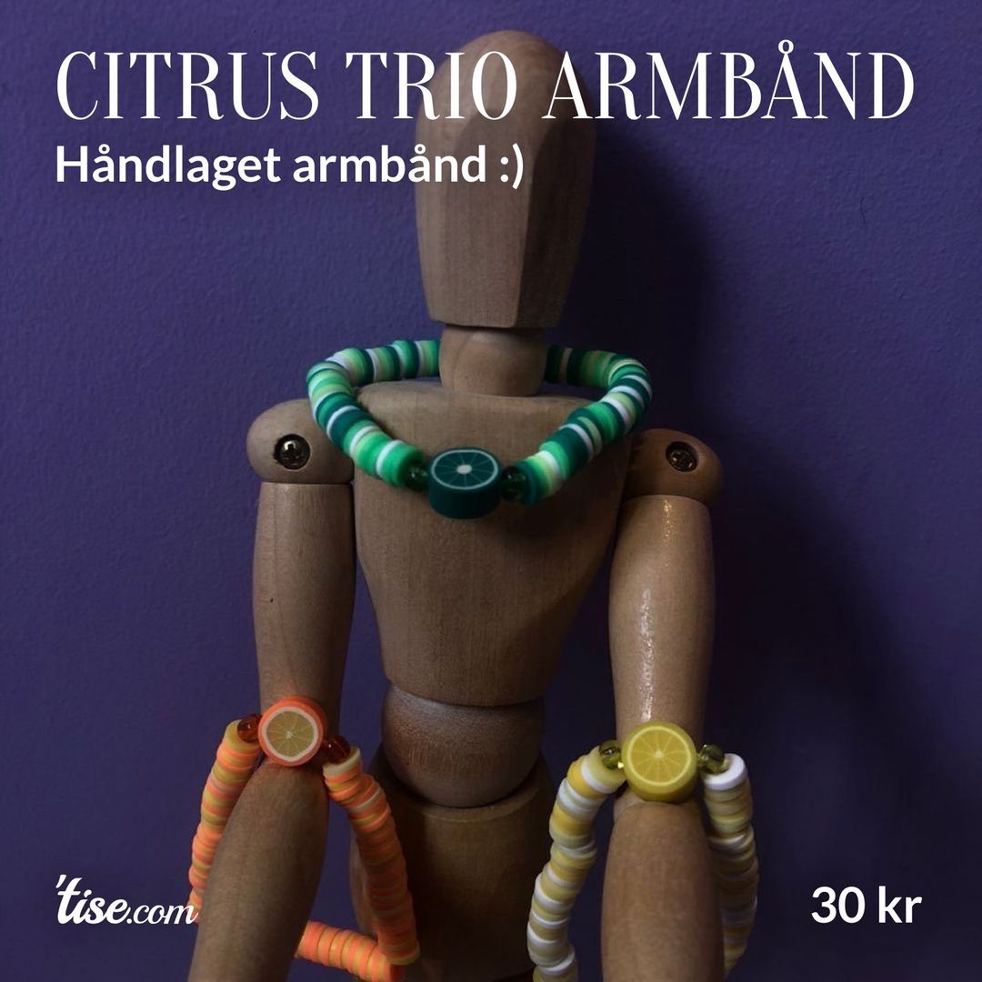 Citrus trio armbånd