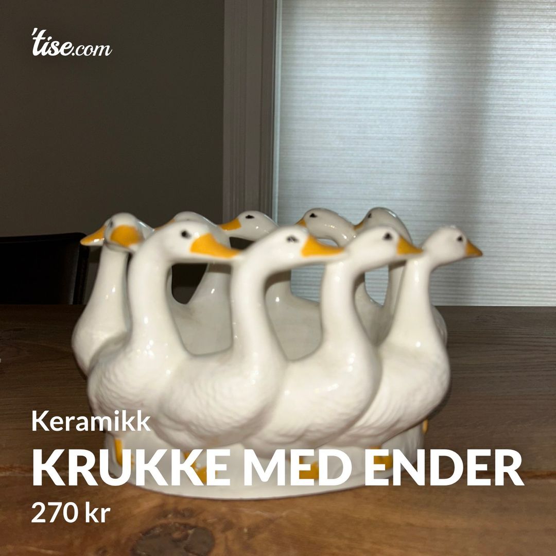 Krukke med ender