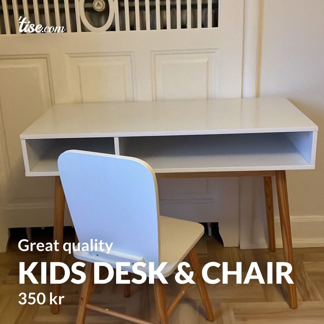 Kids desk  chair