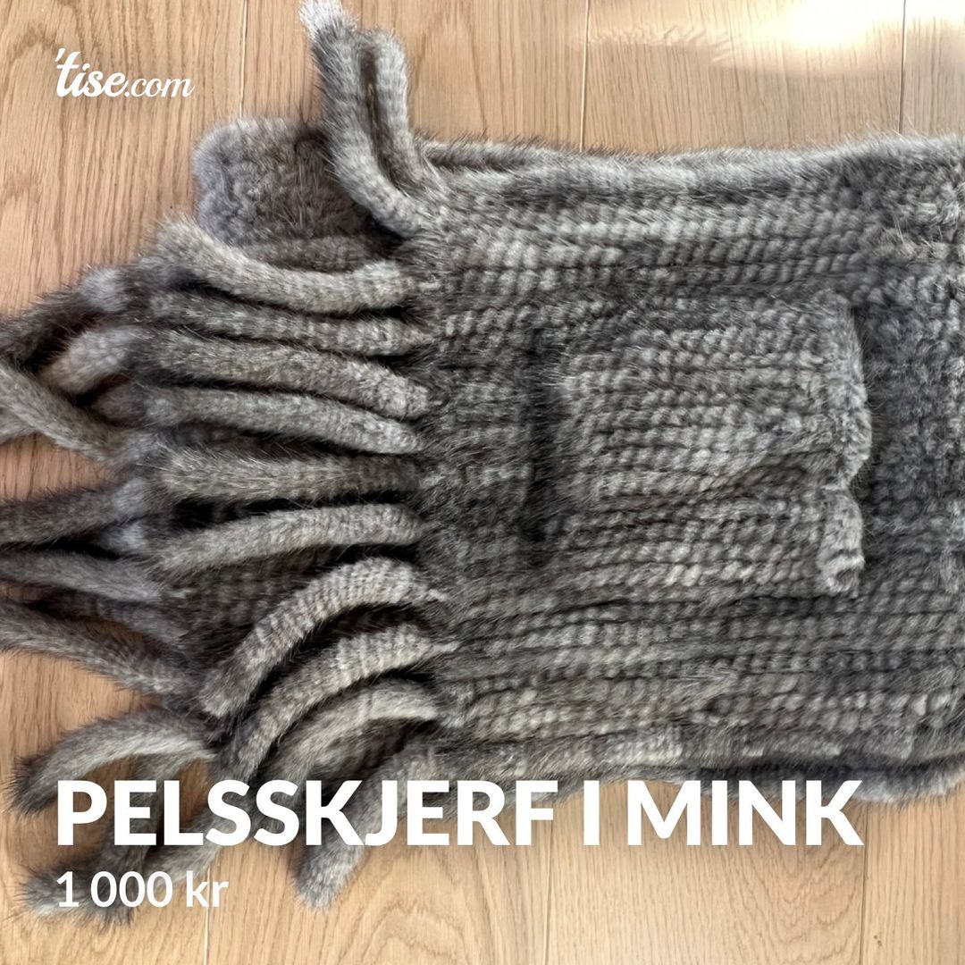 Pelsskjerf i mink