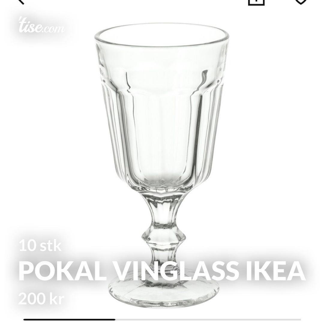 Pokal Vinglass IKEA