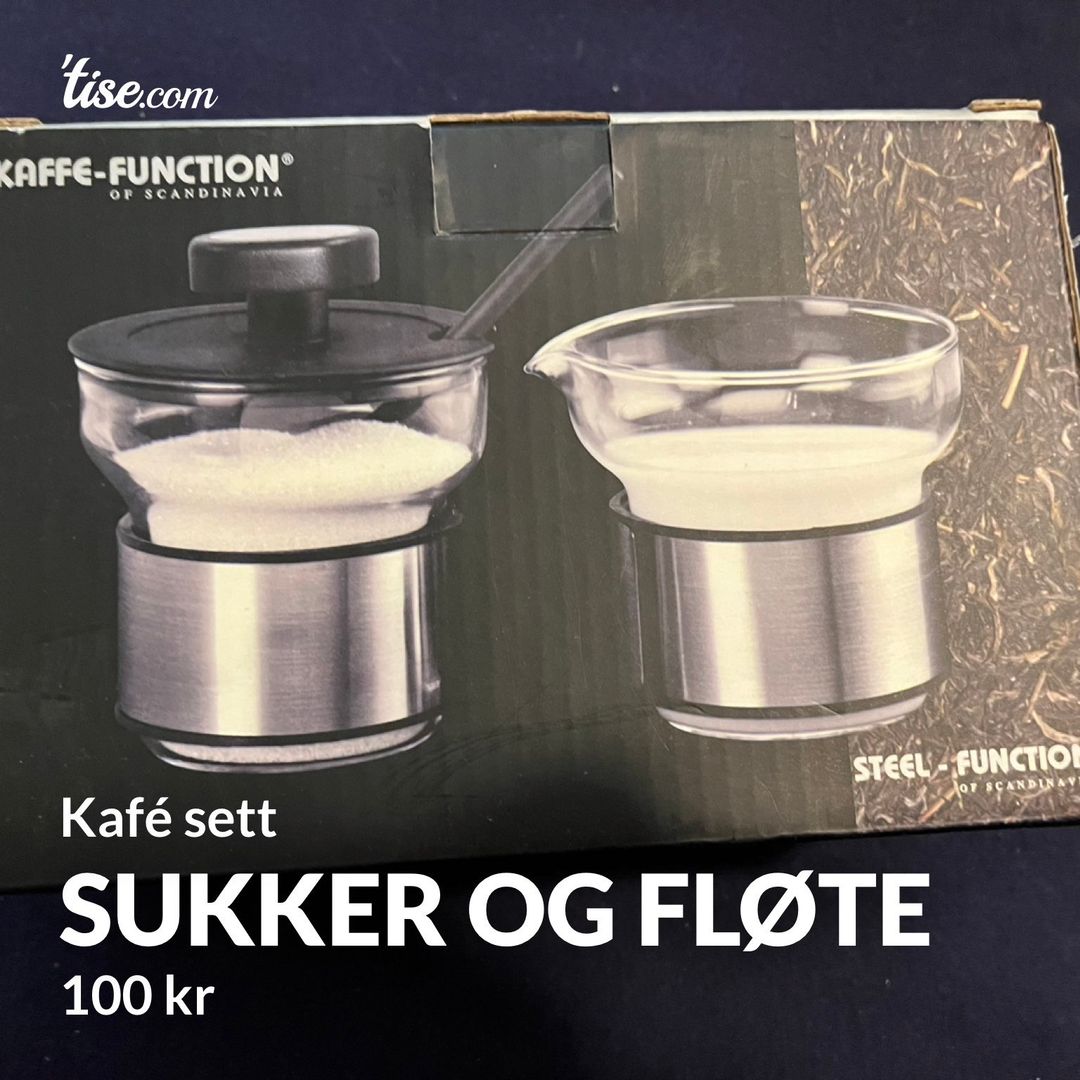 Sukker og fløte